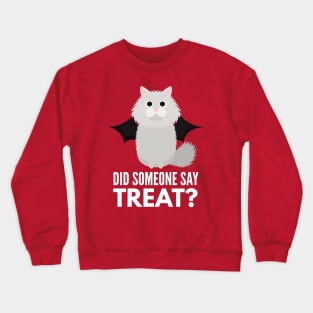 British Longhair Halloween Trick or Treat Crewneck Sweatshirt